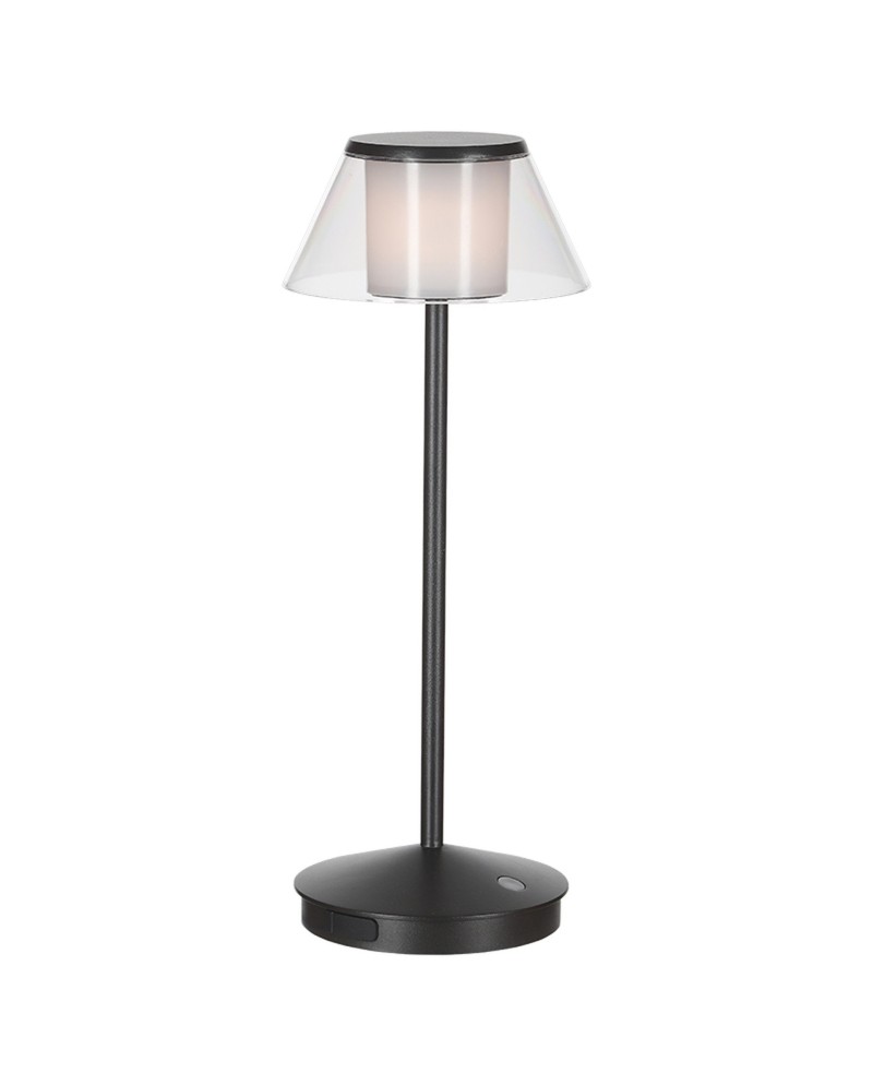 ***OFER/DES*** K5 * FAROL NEGRO EXTERIOR PORTATIL LED IP54 3000K